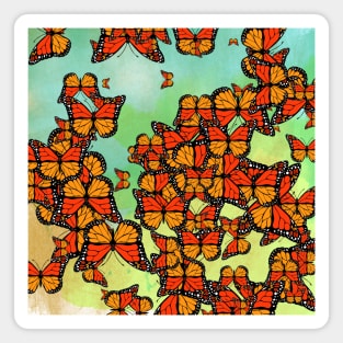 Monarch butterflies Magnet